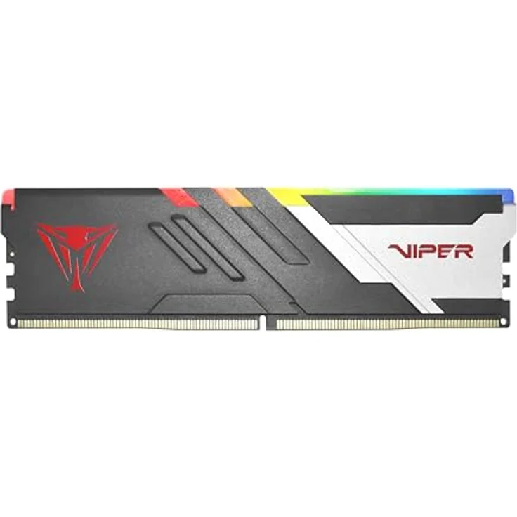 Patriot Memory Viper Venom RGB Single DDR5 RAM, 16GB 6000MHz CL30 mit schwarzem Hitzeschild – Bild 1
