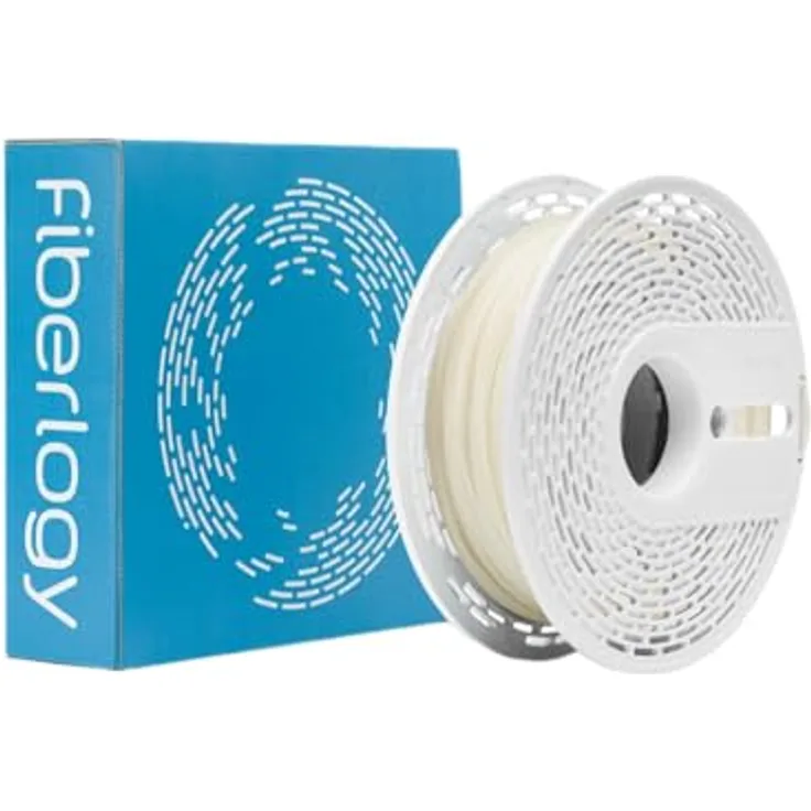 Fiberlogy Nylon PA12 + GF15, glasfaserverstärktes 3D-Druckfilament, schwarz, 1,75 mm, 0,50 kg, hohe Strapazierfähigkeit und Flexibilität