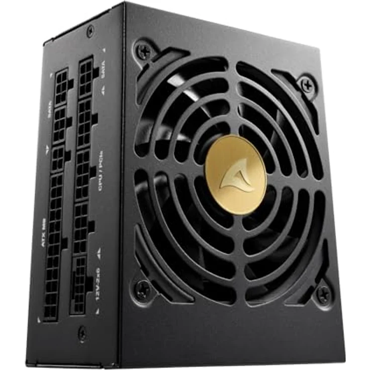 Sharkoon Rebel P20 SFX 1000W, Vollmodular, Cybenetics Platinum, kompakte Größe mit 12V-2x6-Anschluss – Bild 1