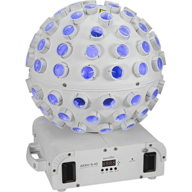 Eurolite AKKU B-40 Laser Strahleneffekt AIR weiss, Zubehör DJ, Weiss