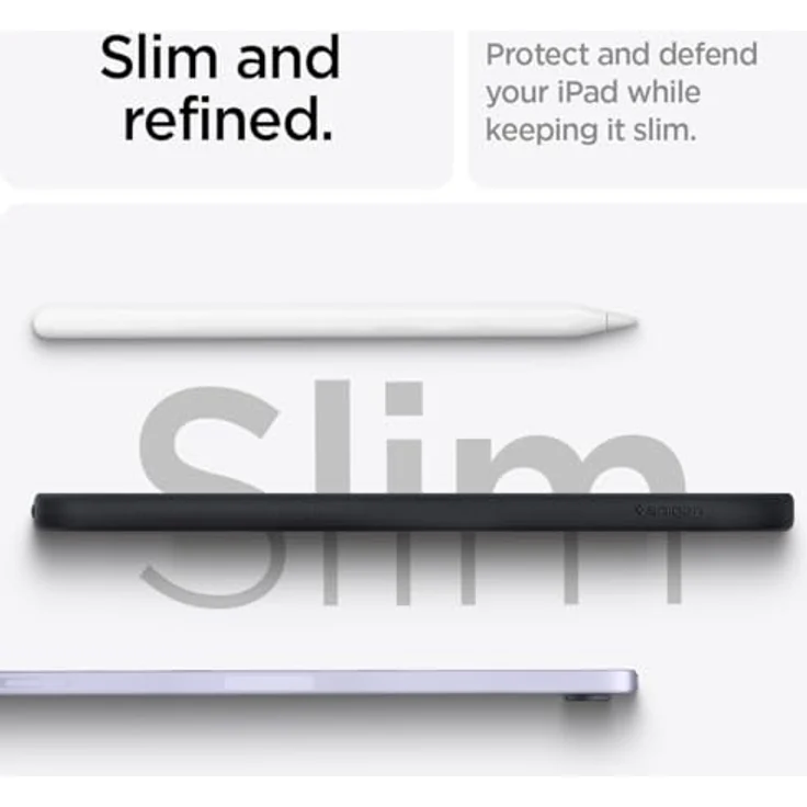 Spigen Nano Pop Hülle für iPad mini 7. (2024, A17 Pro) / 6. (2021), verstärkter Schutz, präzise Ausschnitte, schwarzer Sesam – Bild 5