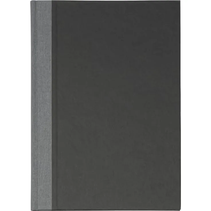 König & Ebhardt Notizbuch EBHARDT Geschäftsbuch DIN A4 kariert, schwarz, Hardcover, 192 Seiten