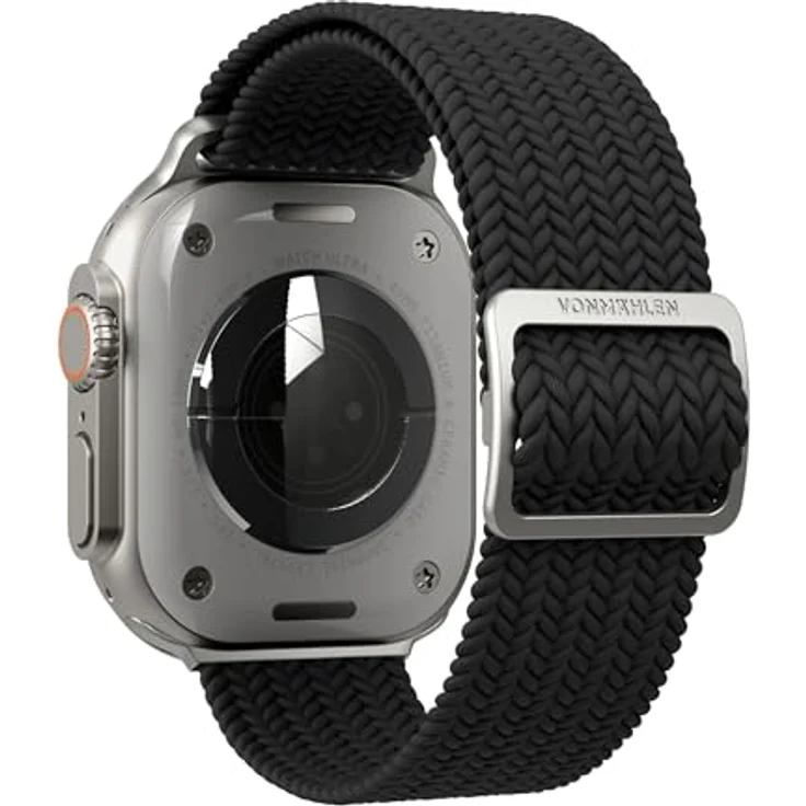 Vonmählen Woven Loop Armband für Apple Watch 40 | 41 | 42 mm, Schwarz, versandkostenfrei – Bild 4
