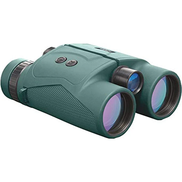 KONUS | KONUSRANGE-2 2in1 Fernglas 10x42 mit integriertem Laser-Entfernungsmesser 5 bis 1200m, Schwarz – Bild 1