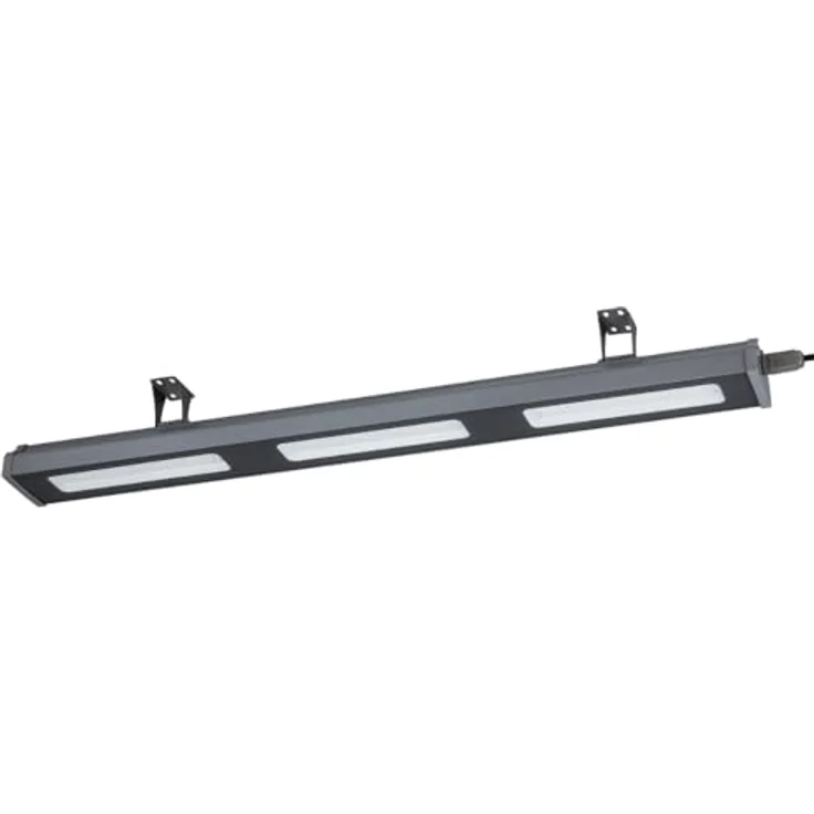 LUXULA LED Hallenstrahler eckig, 5000K (neutralweiß), LED-HighBay linear, IP65, TÜV-geprüft, 120 lm/W, 120°, robustes Gehäuse, Hallenleuchte (150 Watt) – Bild 1