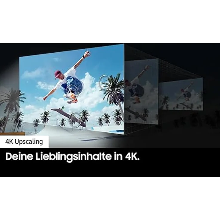 Samsung QLED 4K Q60D Fernseher 50 Zoll, Samsung TV mit Quantum Prozessor Lite 4K, 100 % Farbvolumen, 4K Upscaling, Samsung Tizen OS, Smart TV, GQ50Q60DAUXZG, Deutsches Modell [2024] – Bild 5