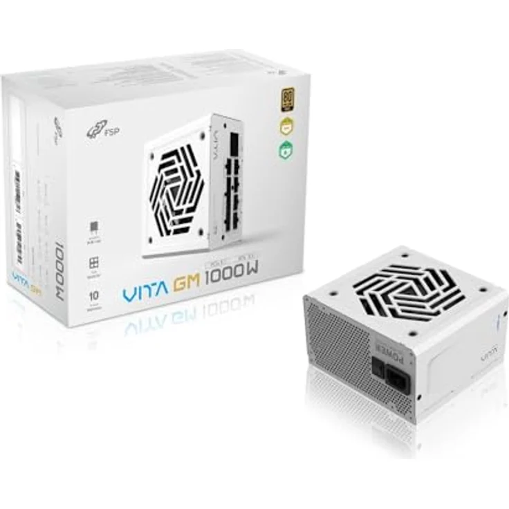 FSP VITA GM 1000W White, ATX 12V PC-Netzteil mit 80 PLUS Gold Effizienz – Bild 3