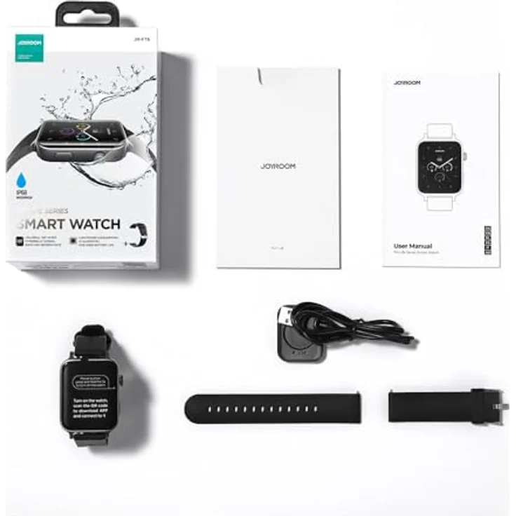 Joyroom JR-FT6 Smart Watch (Make/Answer Call), Sportuhr + Smartwatch in Blau – Bild 9