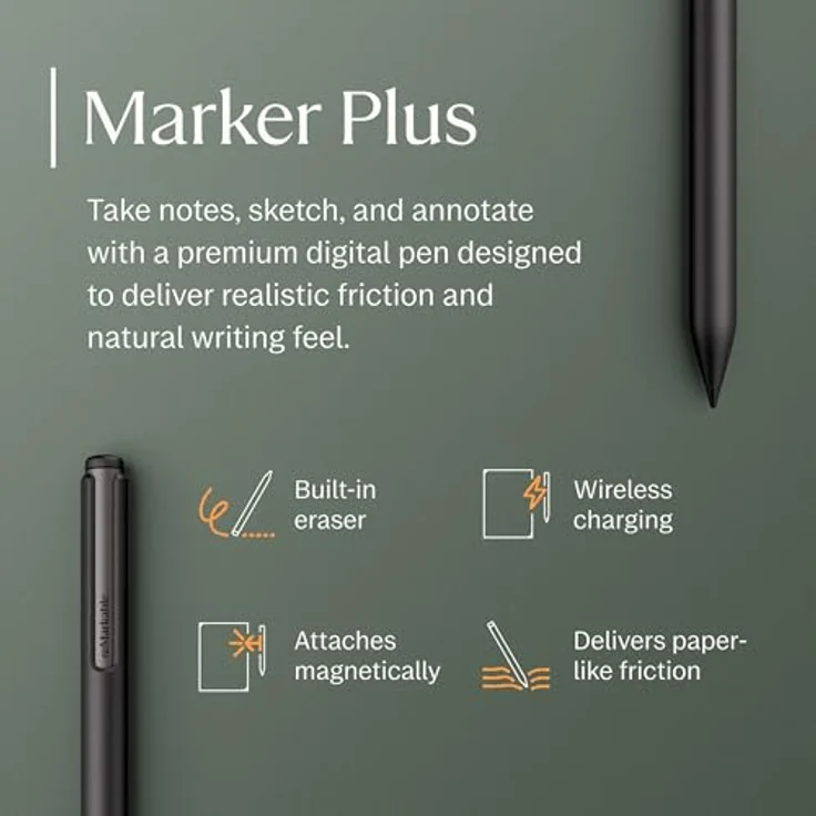 REMARKABLE Paper Pro Move + Marker Plus Digitales Notizbuch, Grau – Bild 12