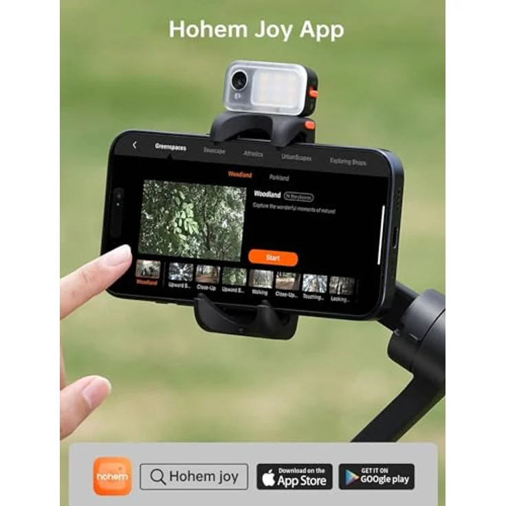 Hohem iSteady V3, Gimbal-Stativ für Smartphones, schwarz – Bild 9