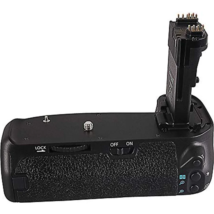 Patona Premium Batteriegriff BG-E14H für Canon EOS 70D/80D, ergonomischer Batteriegriff mit Platz für 2 Akkus LP-E6 oder 6 AA Akkus – Bild 2