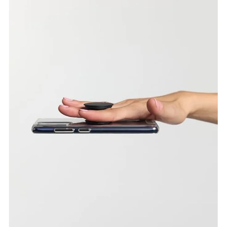 PopSockets PopGrip - Ausziehbarer Sockel und Griff für Smartphones und Tablets mit einem Austauschbarem Top - Black – Bild 5