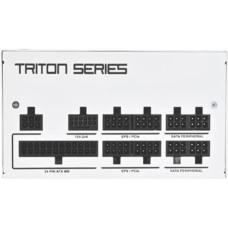 Silverstone Triton 1000Rz, Vollständig modulares PCIe 5 Cybenetics-Gold-ATX-Netzteil mit 1000W und 120-mm FDB-Leiselüfter, schwarzes Kabeldesign – Bild 3