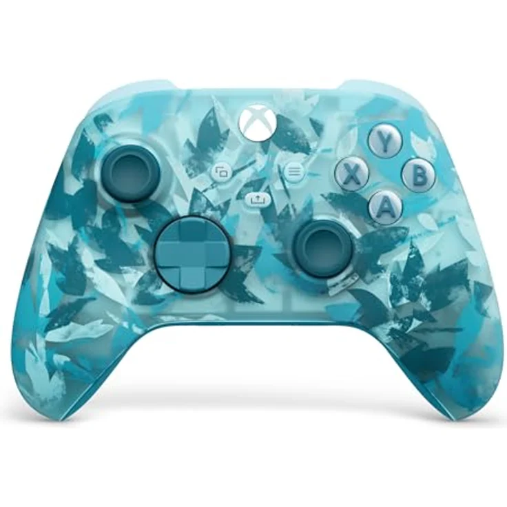 MICROSOFT Xbox Ice Breaker Special Edition Wireless Controller, Blau/Mehrfarbig, für Series, Android, MAC, PC, Series S, X mit strukturierten Triggern und gummierten Griffe – Bild 1