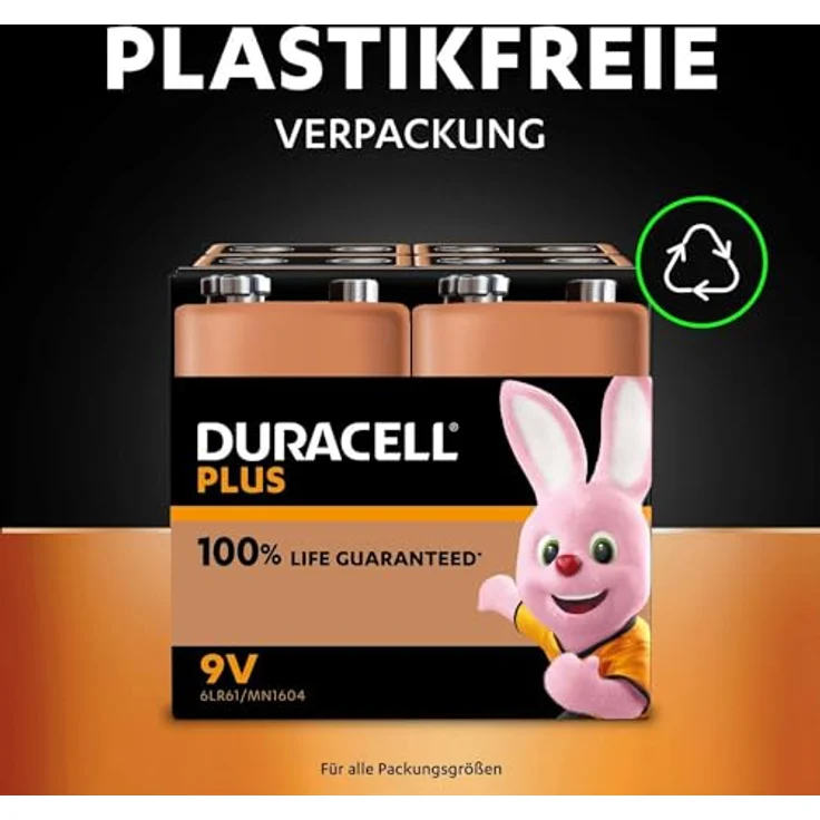 Duracell Plus Power Einwegbatterie 9V Alkali (142305) – Bild 6