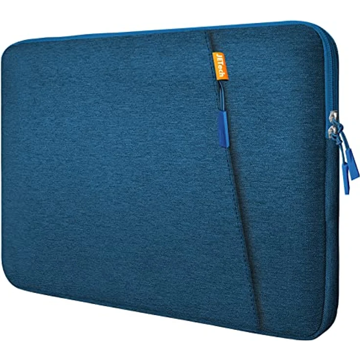 JETech Laptoptasche Hülle für 13,3 Zoll MacBook Air/Pro, 14 Zoll MacBook Pro 2021 M1, 13-13,6 Zoll Notebook, Wasserdicht Laptophülle Stoßfest Laptop Sleeve mit Zubehörtasche (Kobaltblau) – Bild 1