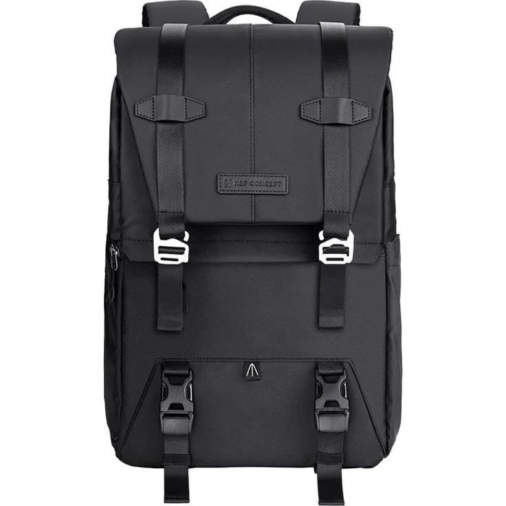 K&F Concept Beta Backpack 20L, Kamerarucksack mit Regenabdeckung für 15,6" Laptop, schwarz