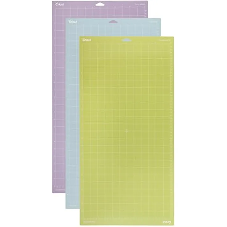 Cricut 3PK Variety Schneidematten, 30.5 cm x 61 cm, für Cricut Maker und Explore, Blau, Grün, Violett, TPU-Material