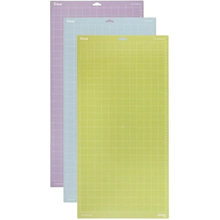 Cricut 3PK Variety Schneidematten, 30.5 cm x 61 cm, für Cricut Maker und Explore, Blau, Grün, Violett, TPU-Material – Bild 1