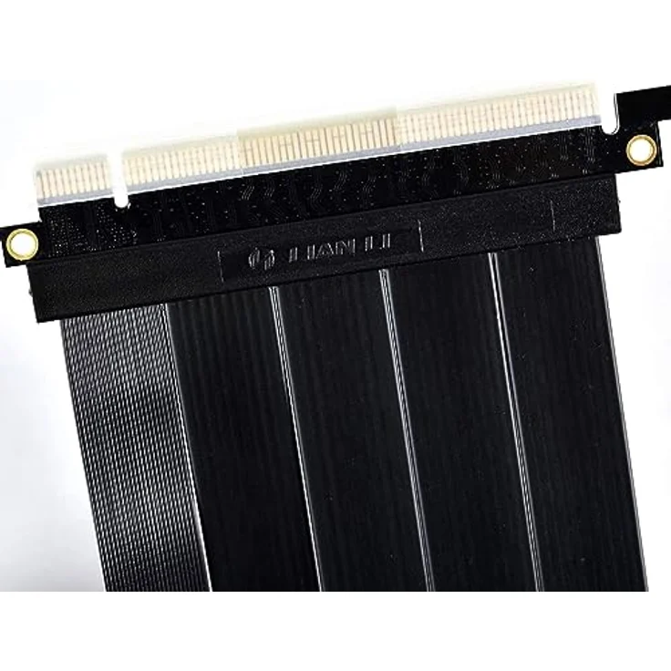 Lian-Li O11D-1W-4 Mini Riser Card + PCI-Slot-Blende - PCIe 4.0, 200 mm, weiß – Bild 2