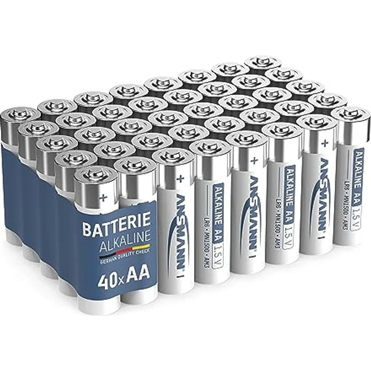 ANSMANN Batterien AA Alkaline Größe LR6 - (40 Stück) Design kann abweichen – Bild 2