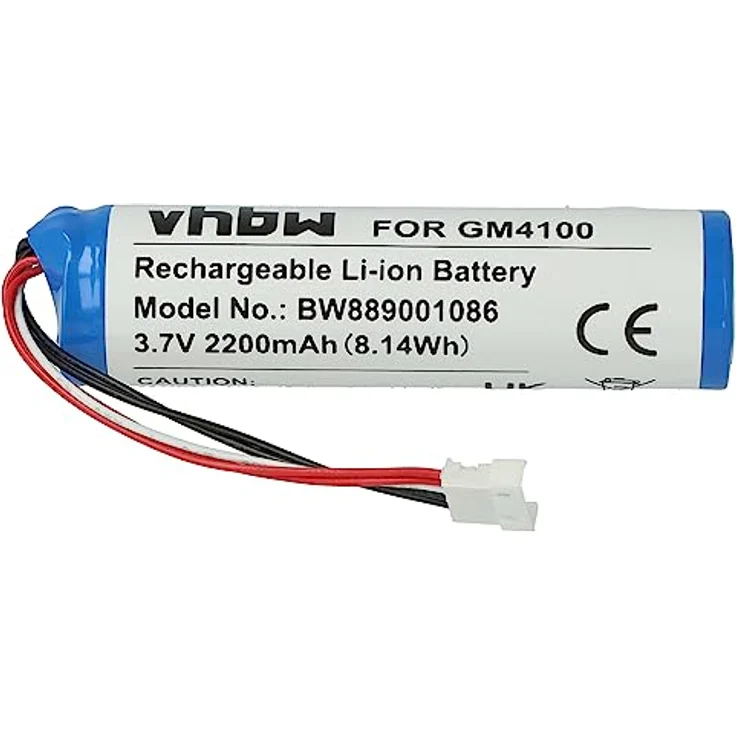 vhbw Akku kompatibel mit Datalogic Gryphon GBT4400, GBT4430, GM4100, GM4400, GM4430 Barcodescanner POS (2200mAh, 3,7V, Li-Ion) – Bild 1