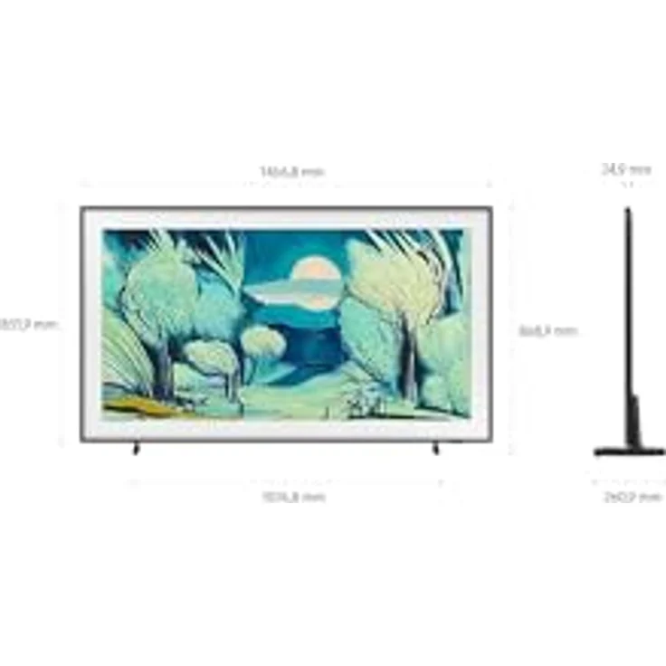 Samsung The Frame LS03F, 65 Zoll 4K QLED Fernseher mit Art Mode, NQ4 AI Gen2 Prozessor und One Connect Kabel – Bild 4