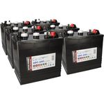 Hochwertige 6V 240Ah Deep Cycle Antriebsbatterien im 6er-Set zuverlässige Stromversorgung für Arbeitsbühnen, Reinigungsmaschinen und mehr