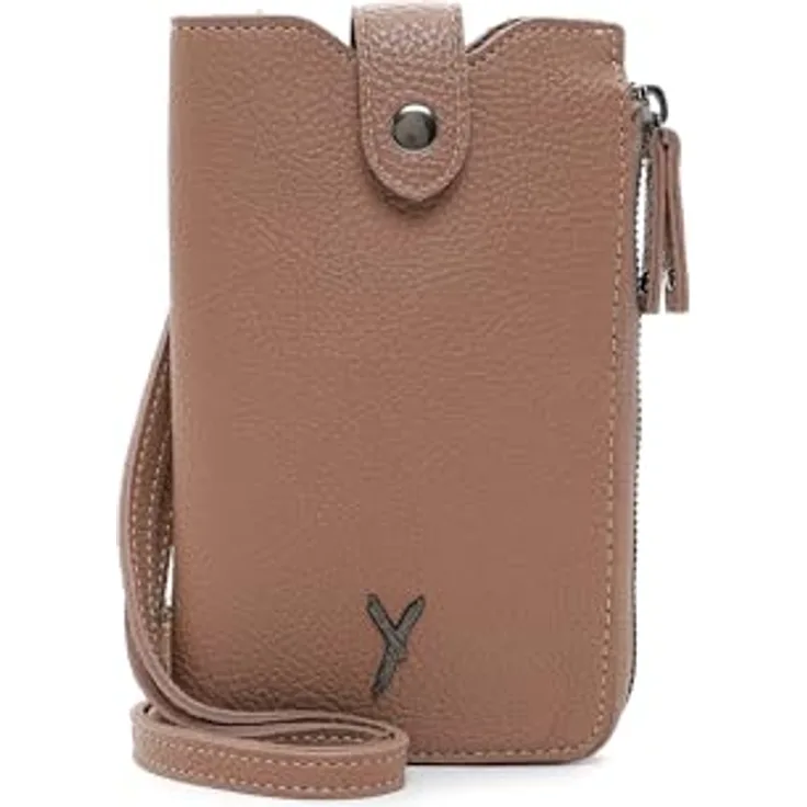 Suri Frey Gitty Handytasche, 11,5 cm, Kunstleder, braun