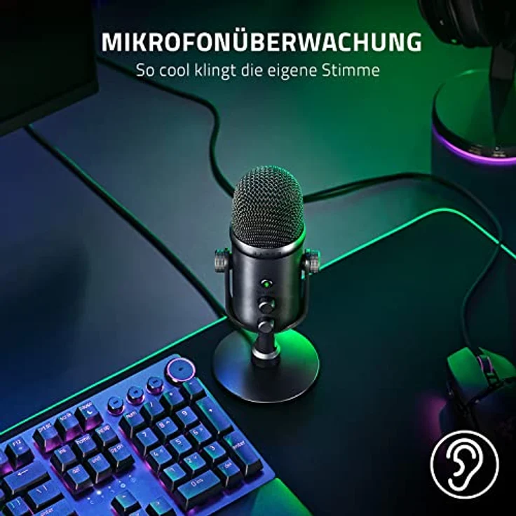 Razer Seiren V2 Pro Mikrofon, schwarz, USB – Bild 5