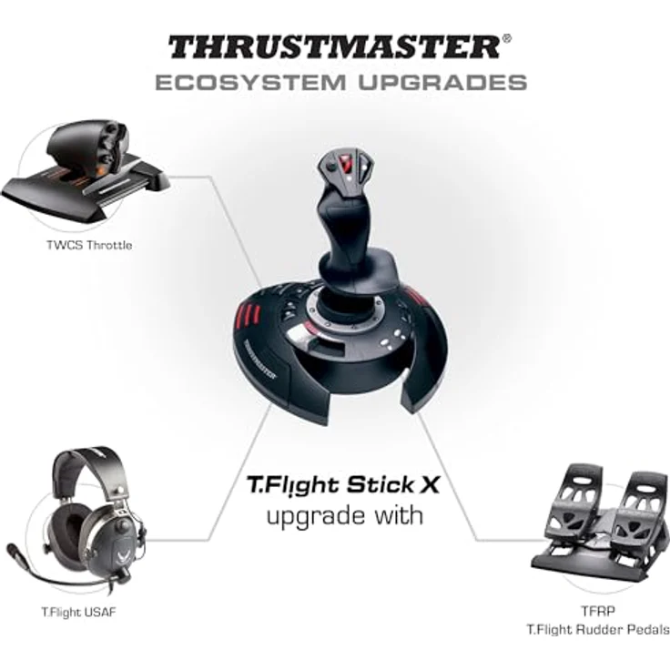 Thrustmaster T.Flight Stick X Schwarz (2960694) (PC, PS3) – Bild 7