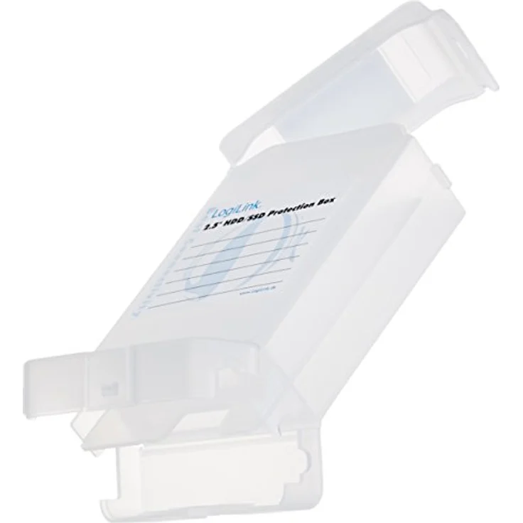 LogiLink UA0133 Festplatte Schutzhülle für 2x 6,35 cm (2,5 Zoll) HDD - SSD, transparent – Bild 3