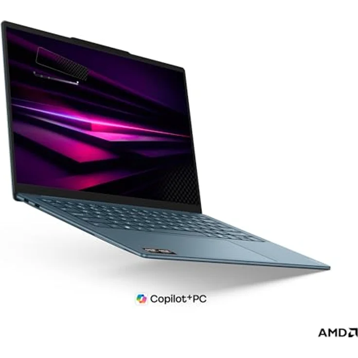 Lenovo Yoga Slim 7 Laptop | 14" 2.8K WUXGA OLED Display | AMD Ryzen 7 445 | 16GB RAM | 1TB SSD | AMD Radeon Grafik | Windows 11 | QWERTZ | Tidal Teal | 3 Monate Premium Care – Bild 5
