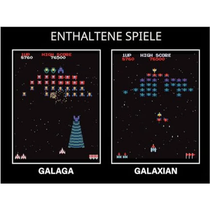 My Arcade GALAGA POCKET PLAYER PRO, Arcade-Handheld-Gaming-System mit 2.75" Hochauflösendem Display und integriertem Lautsprecher – Bild 8