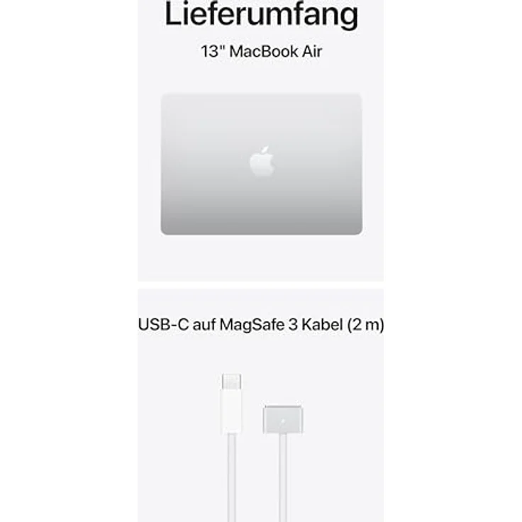 APPLE MacBook Air (2026) - 13,6 Zoll, Apple M5, 16 GB RAM, 512 GB SSD, Silber, macOS – Bild 7