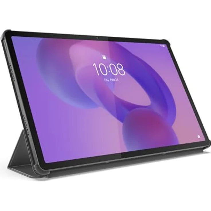 Lenovo Folio Idea Tab Pro (Stoßschutz, PU-Leder, einfacher Griff, Sleep-/Wake-Funktion, magnetische Halterung für Eingabestift), Grau – Bild 5
