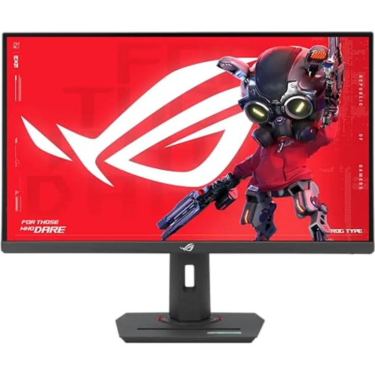 ASUS ROG Strix XG27ACMS - 27 Zoll WQHD Gaming Monitor mit 320 Hz, 0.3ms GtG, G-Sync, FreeSync, ELMB Sync, DisplayHDR 400, Fast-IPS Panel und USB-C