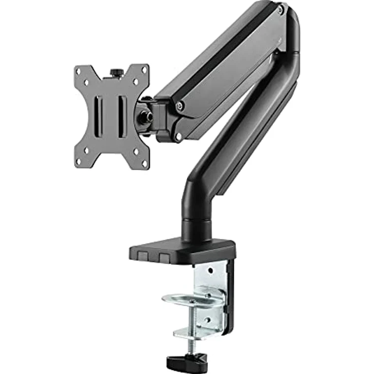 DELTACO ARM-0350 Halterung für Flachbildschirm, 81,3 cm (32 Zoll), Klemme/Bolzen, Schwarz - Flexibel gestaltete Monitorhalterung aus hochwertigem Material – Bild 1