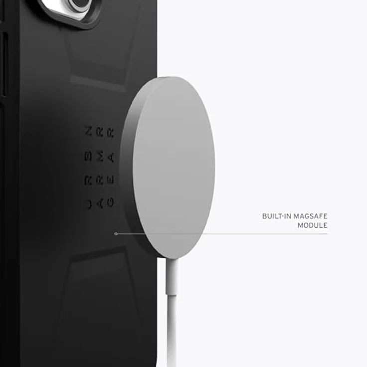 URBAN ARMOR GEAR Civilian Case kompatibel mit Apple iPhone 15 Hülle [Wireless Charging/Magnetische Aufladung kompatibel, Sturzfeste Handyhülle, Erhöhter Rand] schwarz - Preisvergleich – Bild 4