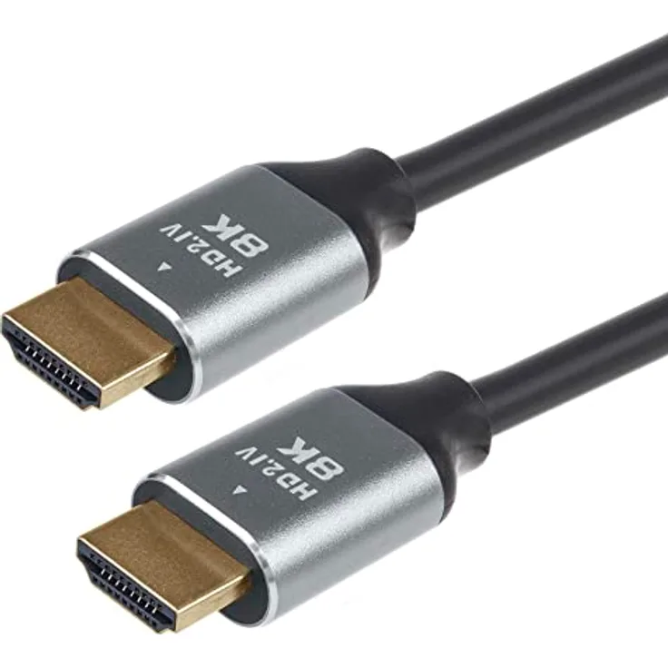 Maclean MCTV-440 HDMI 2.1a Kabel mit mit vergoldeten Steckern Stecker auf Stecker 8K Ultra High-Speed Kabel Maximale Bandbreite von 48 Gb/s 8K FUHD 60Hz 4320p / 4K 120Hz 2160p (1,5m)