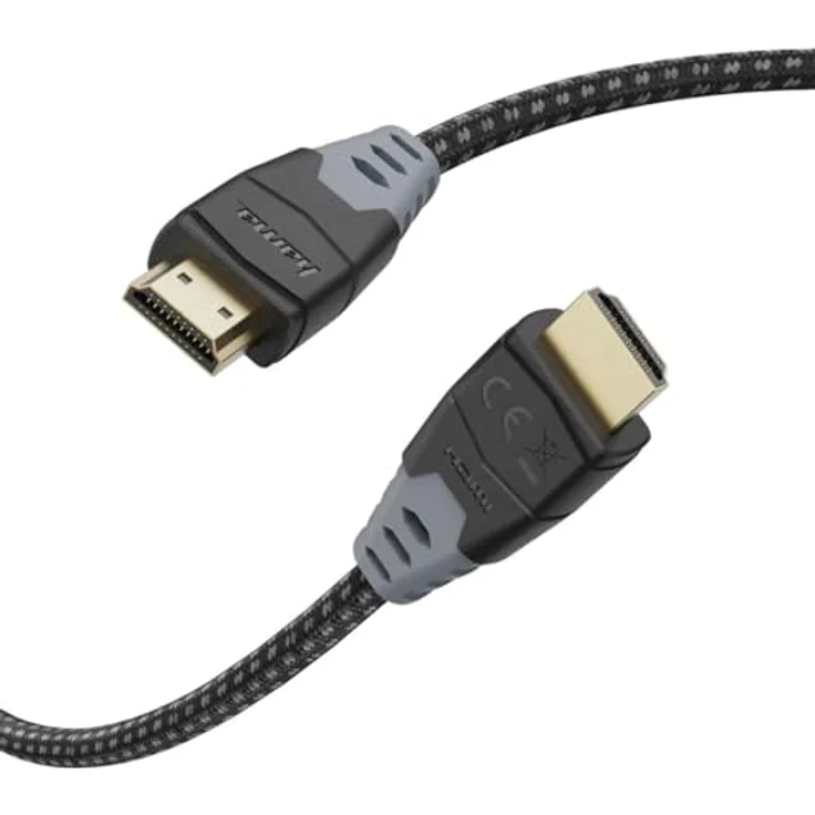 Hama 205445 High Speed HDMI-Kabel, Männlich Gerade, 48 Gbit/s, 8K, 1,5 m, vergoldet, Schwarz – Bild 3