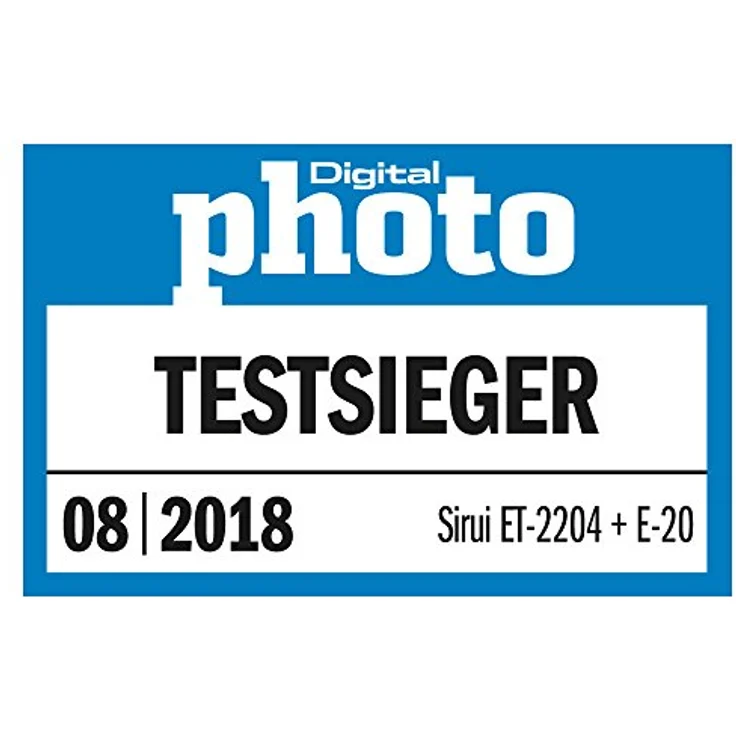 SIRUI ET-2204-E-20 Easy Traveler Dreibeinstativ mit E-20 Kopf (Carbon, Höhe: 144 cm, Gewicht: 1, 37kg, Belastbarkeit: 12kg) mit Tasche und Gurt – Bild 6