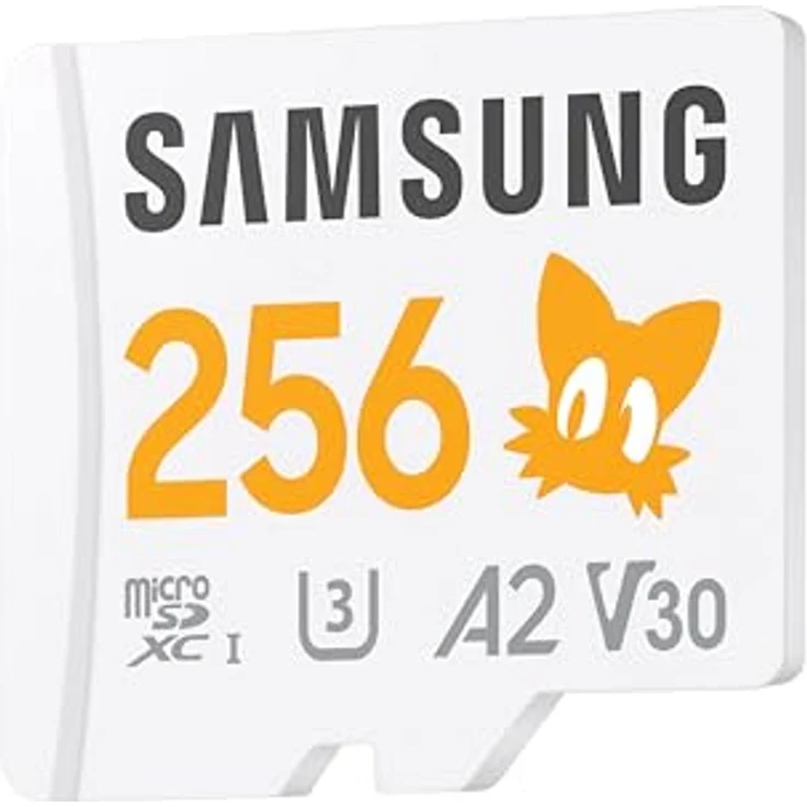 Samsung Sonic the Hedgehog(TM) microSD-Karte + SD-Adapter, 256 GB, UHS-I U3, Full HD & 4K UHD, 180 MB/s Lesen, 130 MB/s Schreiben, Handheld-Konsolen-Datenspeicher, MB-MD256SA/LC1 – Bild 2