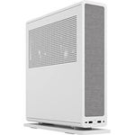 Fractal Design Ridge White - PCIe 4.0 Riser Card Included - 2X 140mm PWM Aspect Fans Included - Type C USB - m-ITX PC Gaming Case