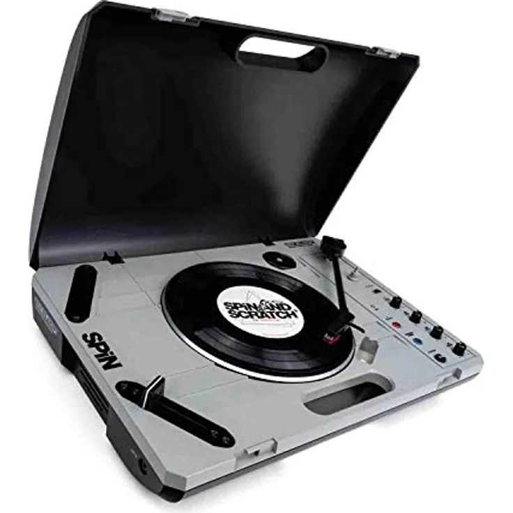 Reloop SPIN - Portabler Plattenspieler für Vinyl-Liebhaber & Scratch-Künstler, Überragend für mobiles Scratching und Cutting, Bluetooth Audio Streaming – Bild 5