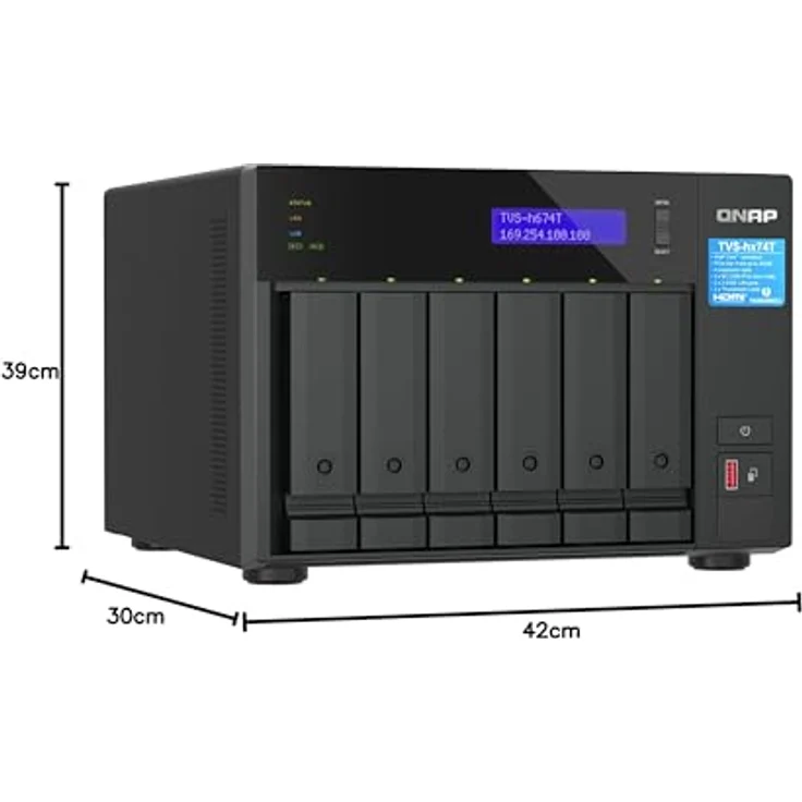 QNAP TVS-H674T-I5-32G (0 TB), NAS, Schwarz – Bild 7