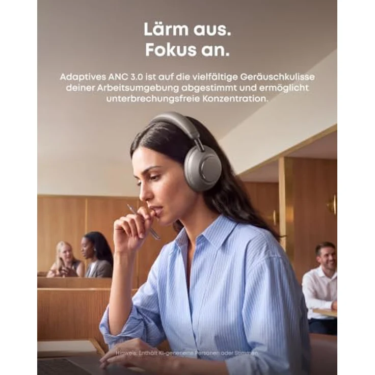 Anker Soundcore Space 2 Pro, Over-Ear Kopfhörer mit Crystal Clear Call, Adaptive ANC und 60 Stunden Akkulaufzeit – Bild 5