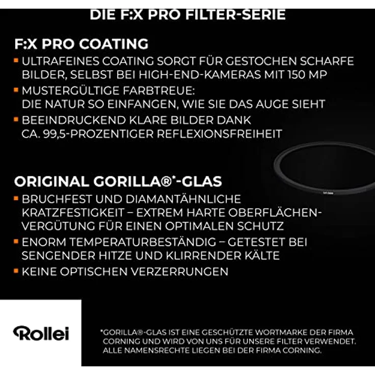 Rollei F:X Pro Magnet MK II Soft GND8, 67mm weicher Verlaufsfilter mit magnetischer Fassung zur Helligkeitsanpassung – Bild 6