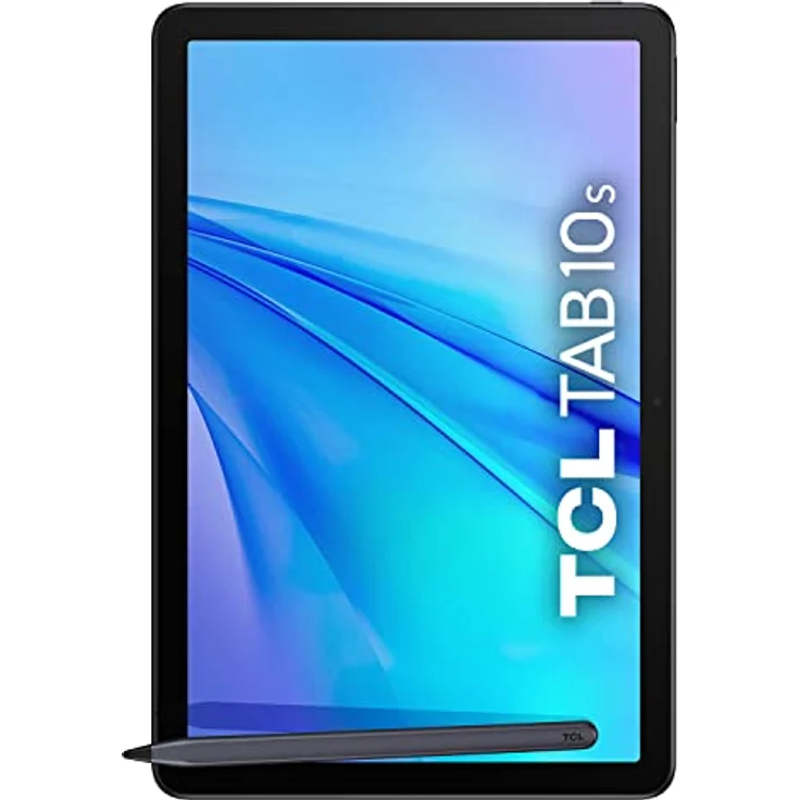 TCL TAB 10s 4G LTE Tablet (2021) inkl. passive Pen und Headset, 10.1 Zoll FHD-Display, Octa-Core Prozessor, 8000mAh Akku, 32 GB Speicher, 3 GB RAM, 8 MP Rückkamera / 5 MP Frontkamera, Android 10, Gray – Bild 4
