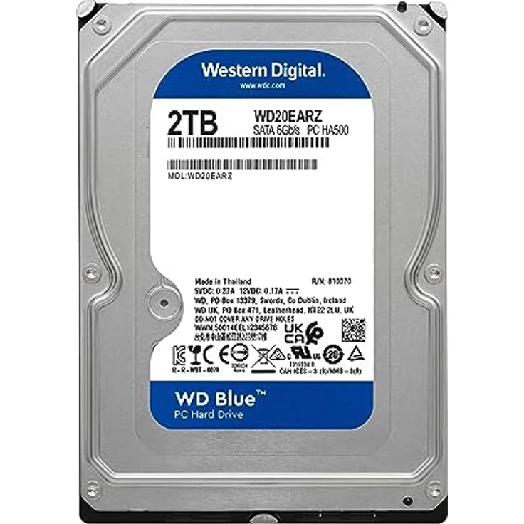 WD Blue WD20EARZ - 2 TB 64 MB – Bild 2